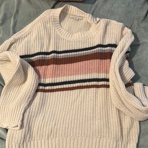 American Eagle Striped Sweater